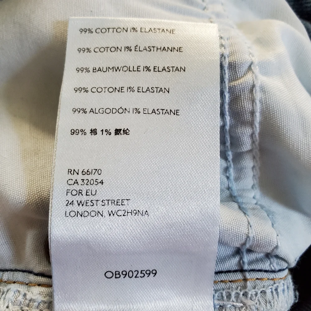 Free People We The Free Stella Skinny Jean Rip & Repair Raw Hem 28 - Picture 11 of 13